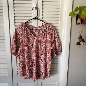 Knox Rose - 100% Cotton Top - Size Medium